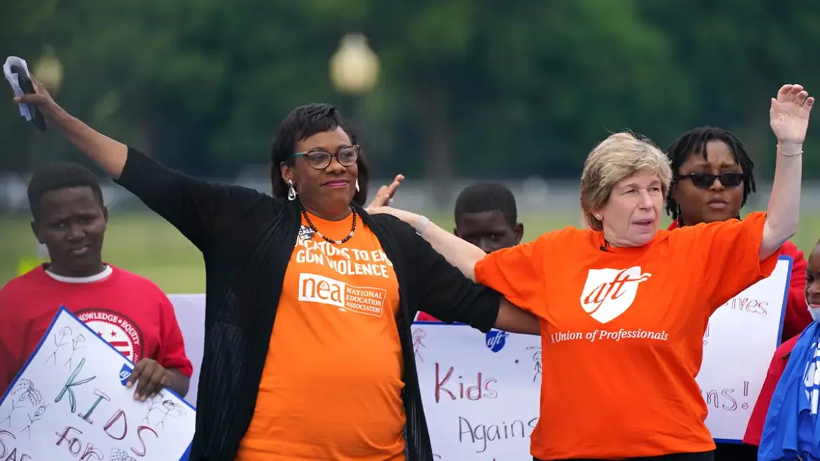 Nation’s largest teachers union under fire as controversial agenda puts century-old federal charter at risk